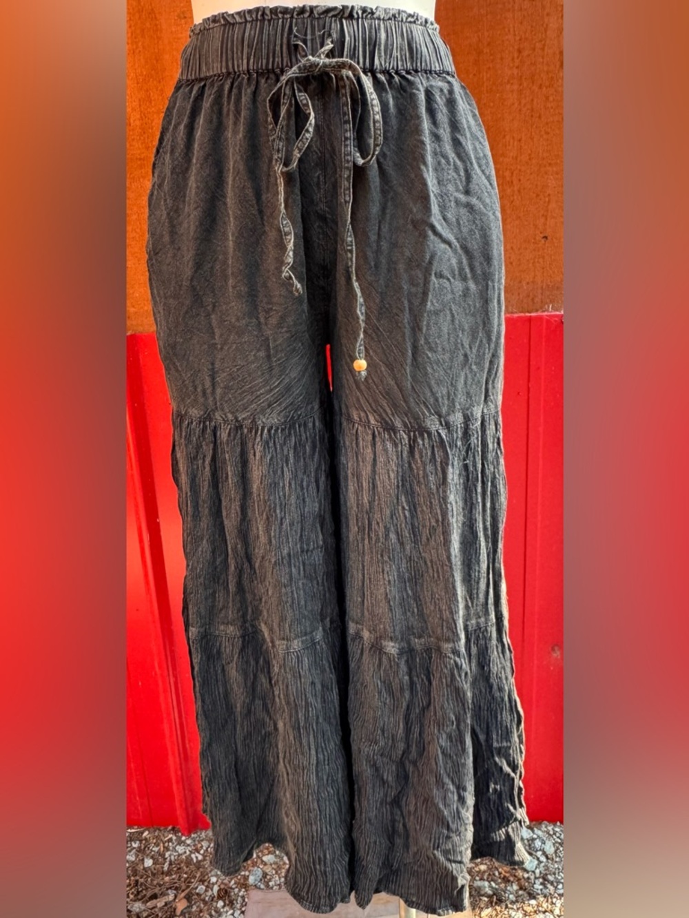 NWT-Young Threads Tiered Wide Leg Pants